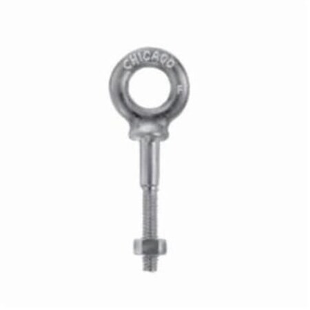 Chicago Hardware Eye Bolt 1/2", 6 in Shank, 1 in ID, Stainless Steel 08668 4